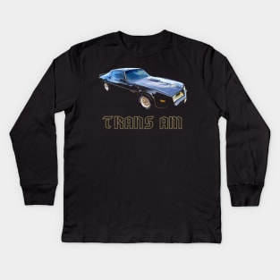 1977 Trans Am - Bandit Kids Long Sleeve T-Shirt